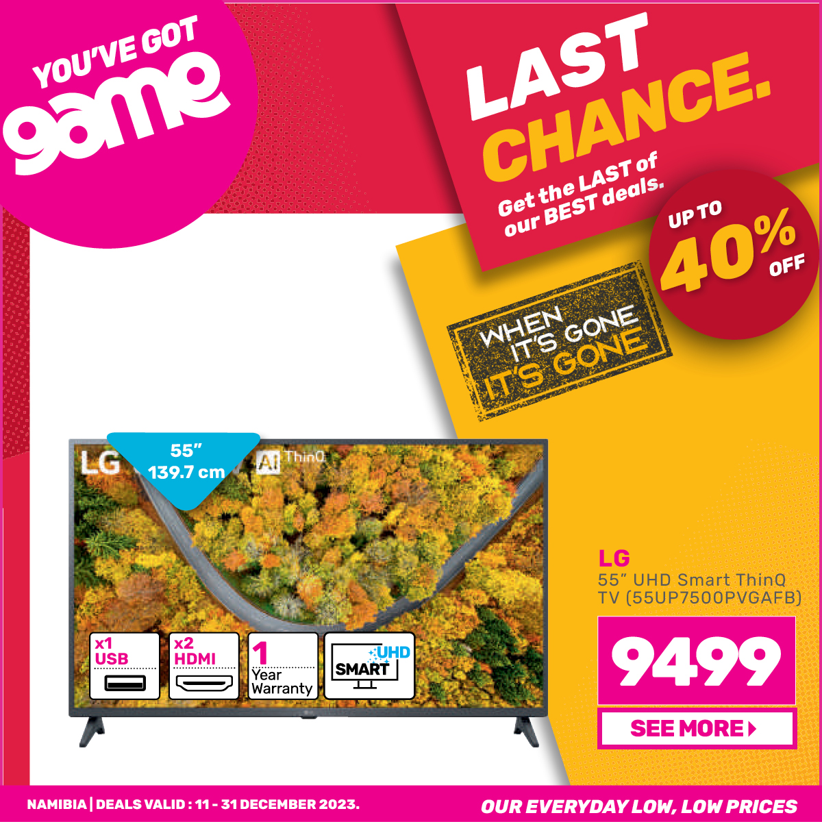 Game Namibia | About Game & Promises